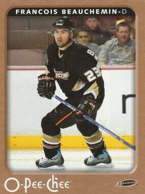 Francois Beauchemin - 2006/2007 O Pee Chee Hockey Card